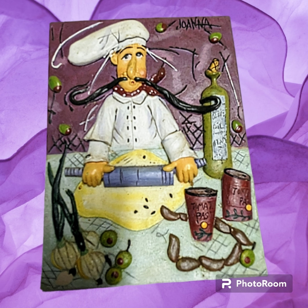 Cook Resin Kitchen Decor